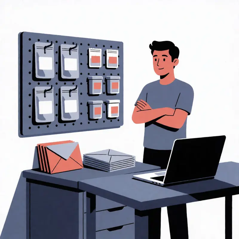 Extra items accumulating in a workspace reflect creeping add-on costs.